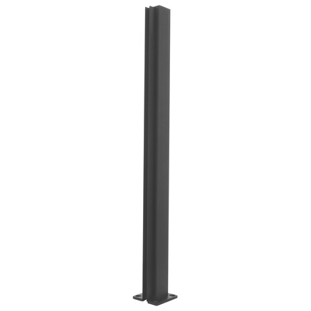 Cr Laurence Matte Black 18-in Center Design Series Partition Post D990BL18C